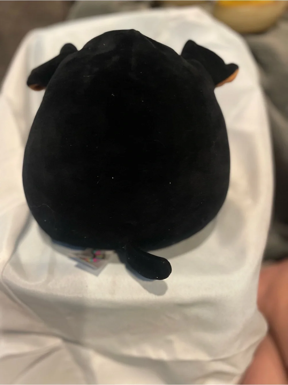 Kellytoy Black and Brown Plush Dog Toy - Soft Squishy Pet Buddy